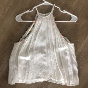 Pompom crop top